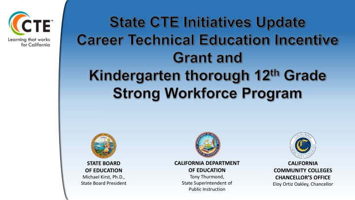 state cte initiatives update career technical