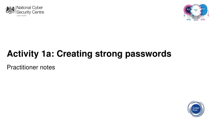 activity 1a creating strong passwords