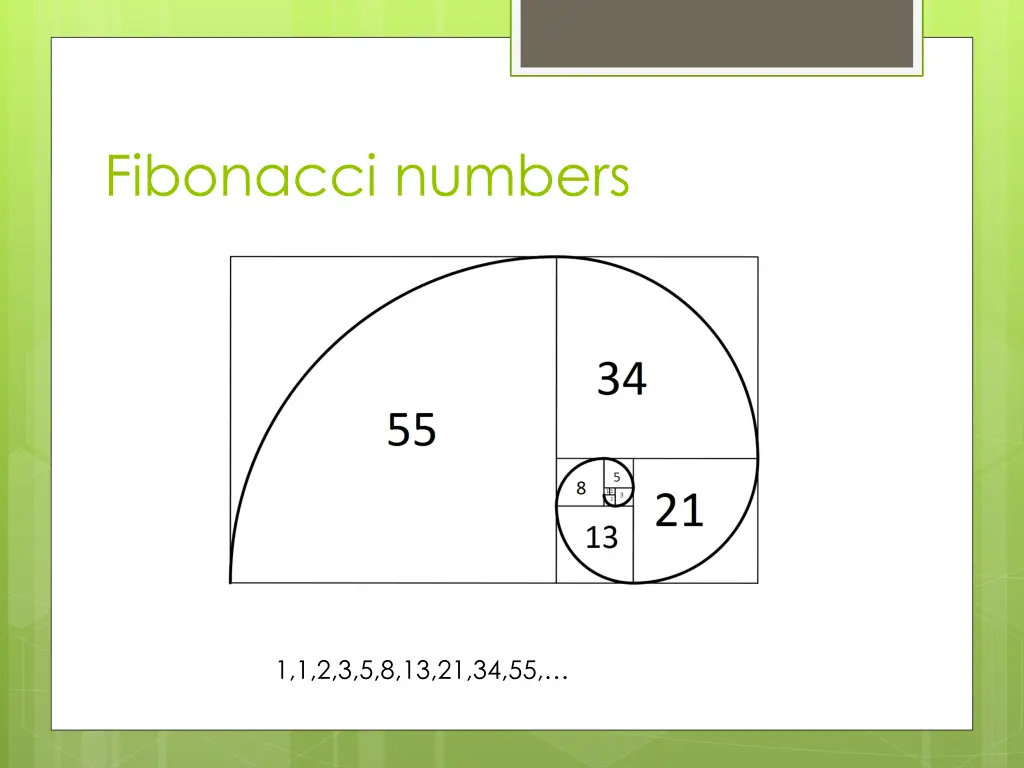 fibonacci numbers 1