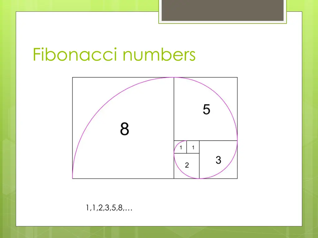 fibonacci numbers