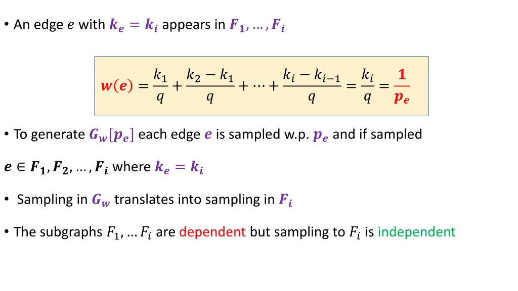 an edge with appears in