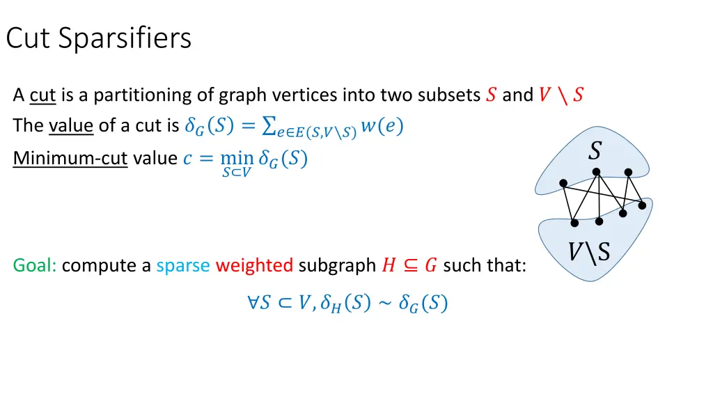 cut sparsifiers