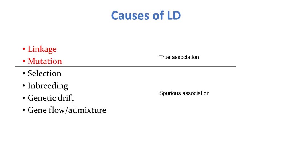 causes of ld