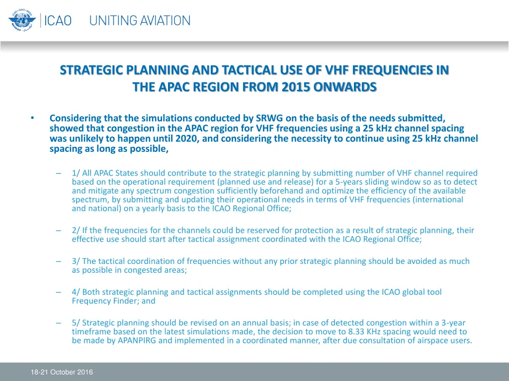 strategic planning and tactical
