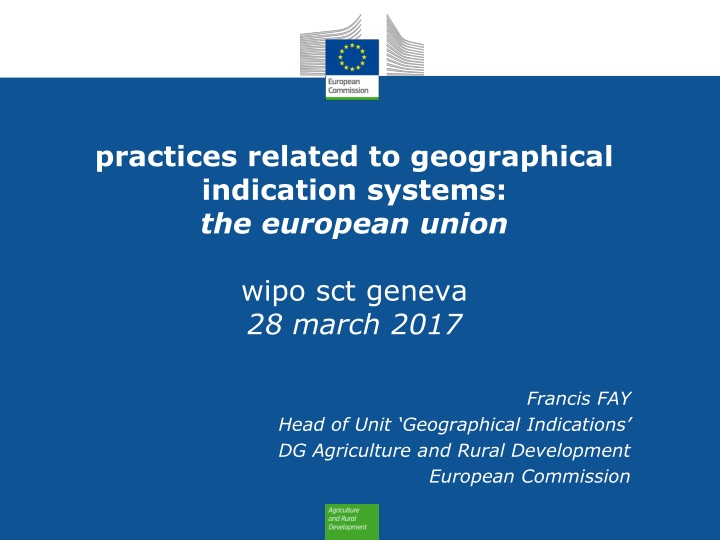 practices related to geographical indication