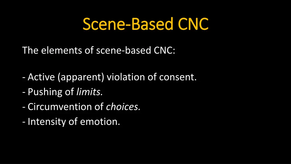 scene scene based cnc based cnc
