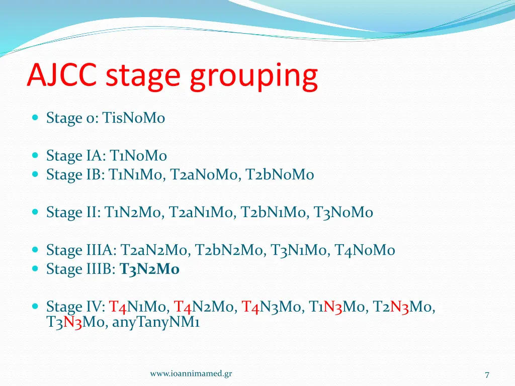 ajcc stage grouping