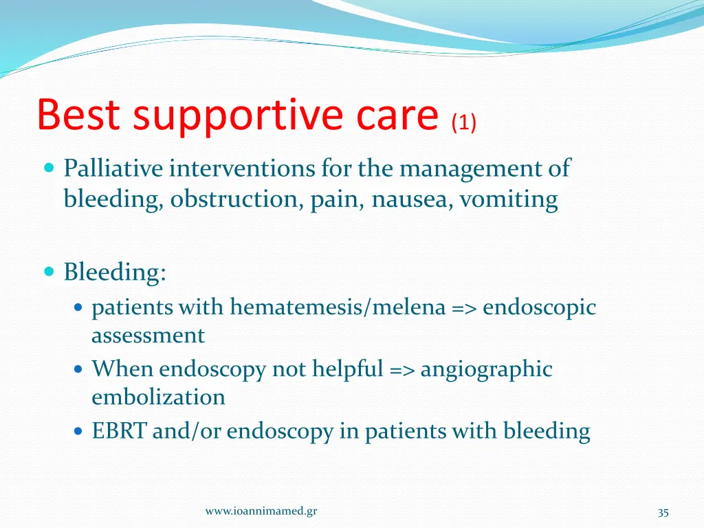 best supportive care 1