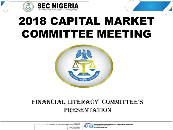 2018 capital market committee meeting