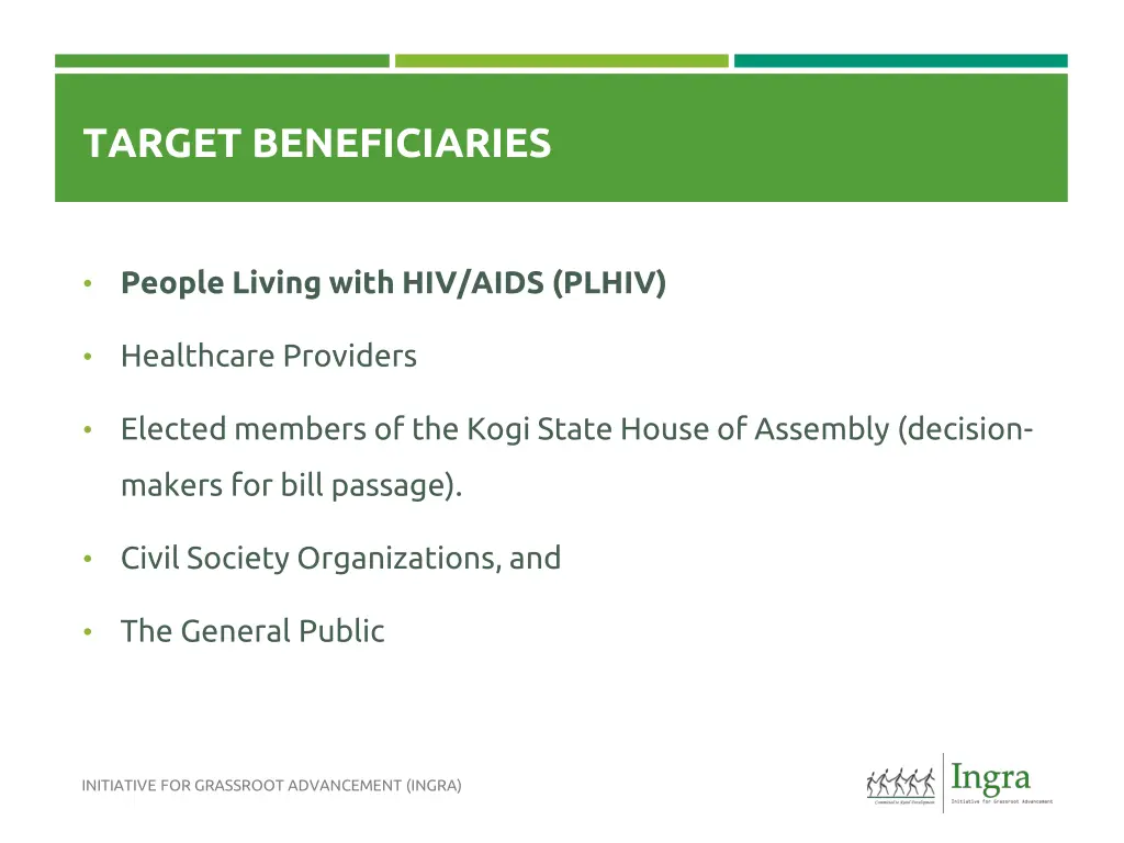 target beneficiaries