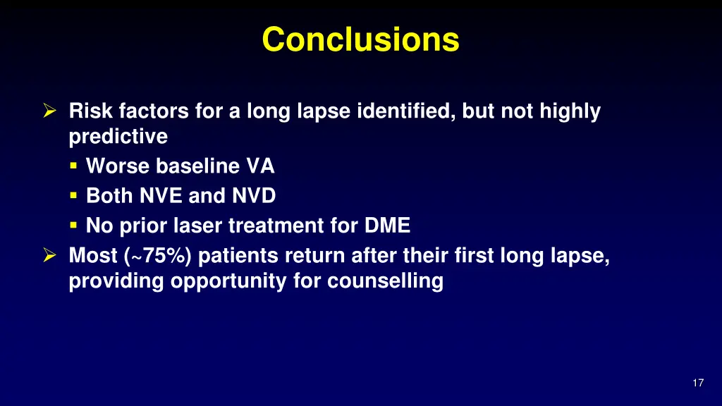 conclusions 1