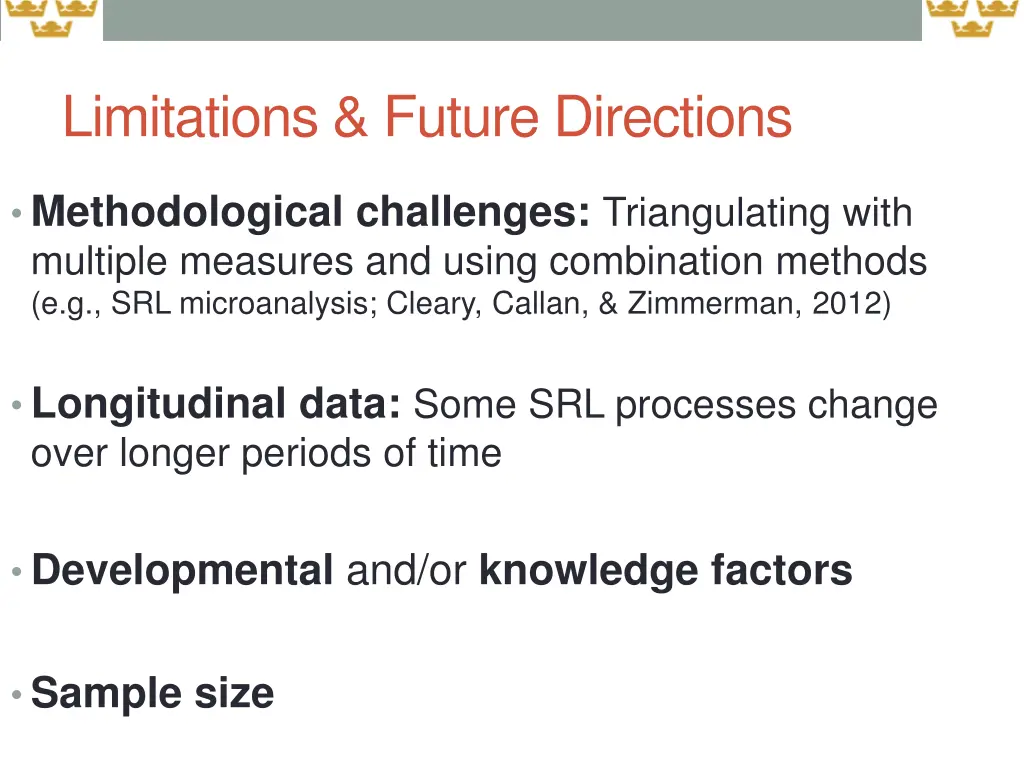 limitations future directions