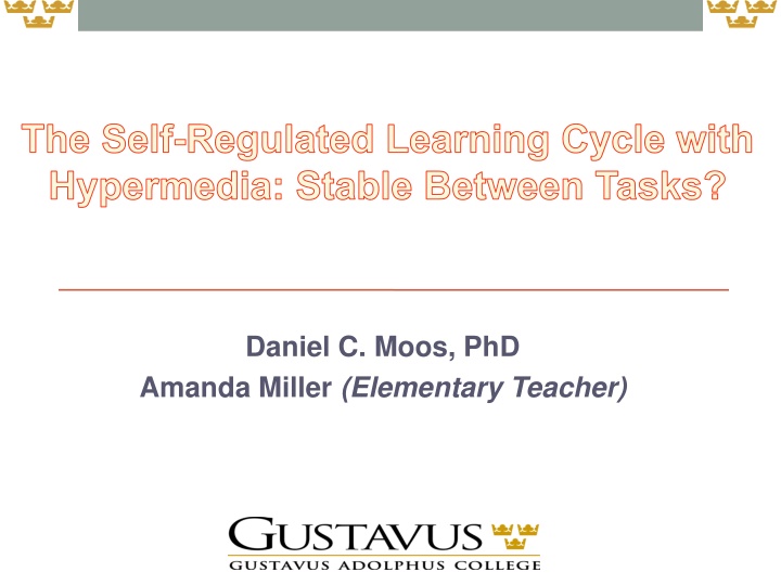 the self regulated learning cycle with hypermedia