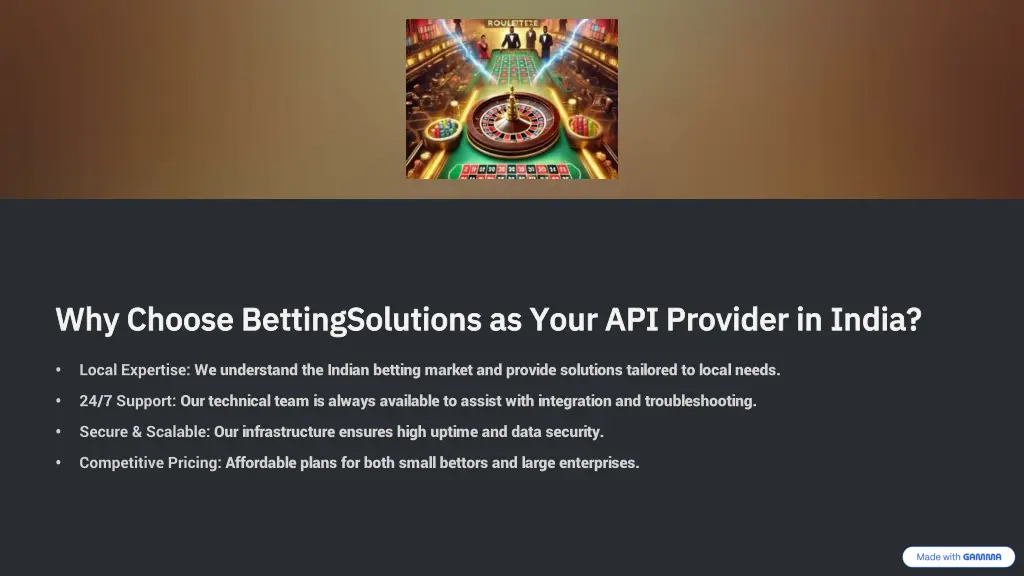 why choose bettingsolutions as your api provider