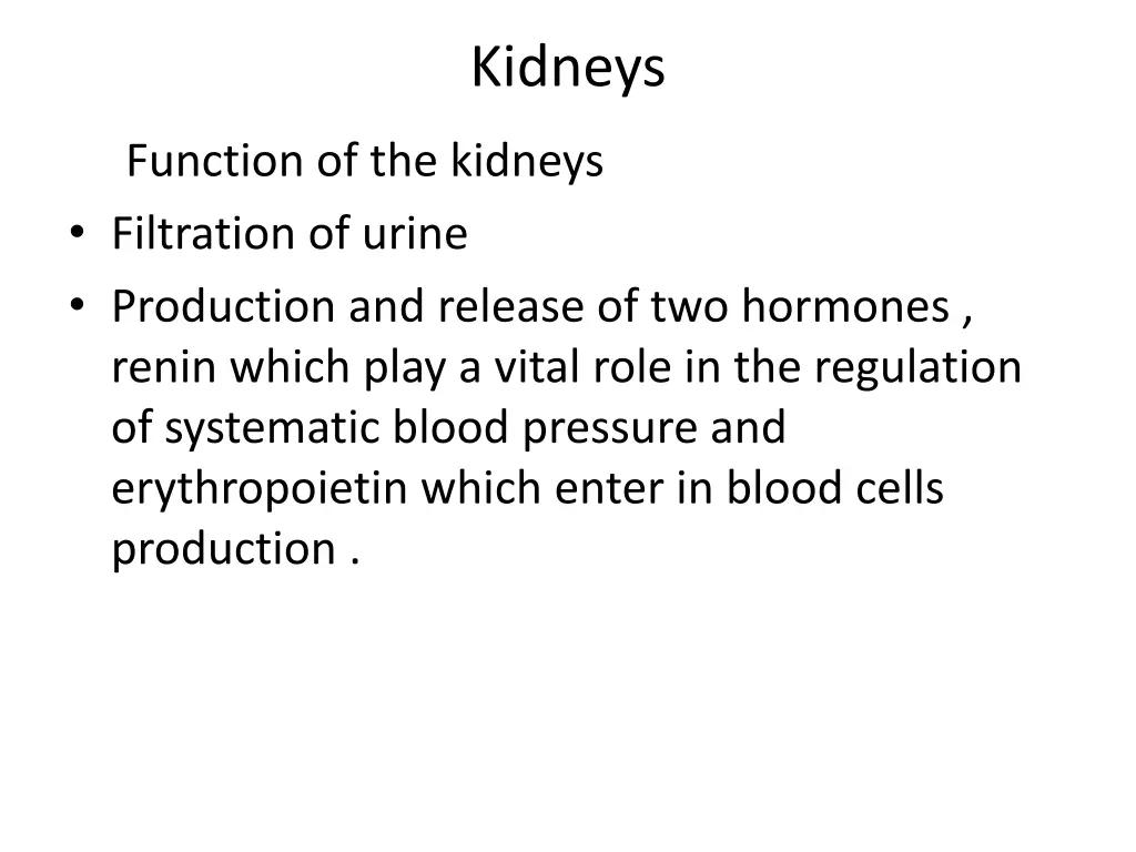 kidneys