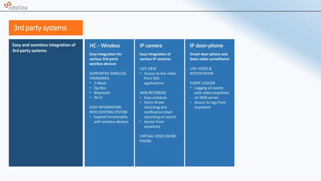 3rd party systems 3rd party systems