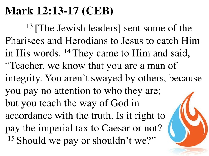 mark 12 13 17 ceb pharisees and herodians