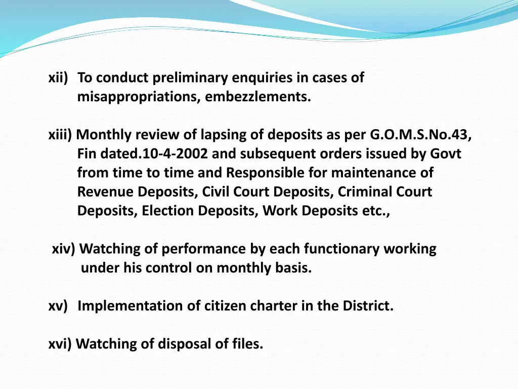 xii to conduct preliminary enquiries in cases