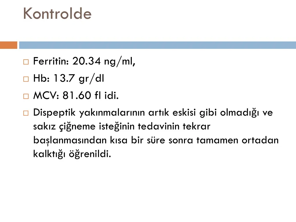 kontrolde