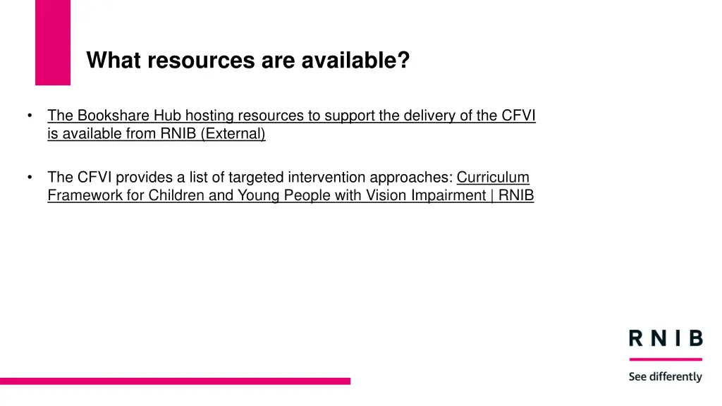 what resources are available