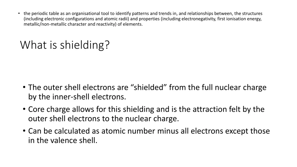 the periodic table as an organisational tool 4