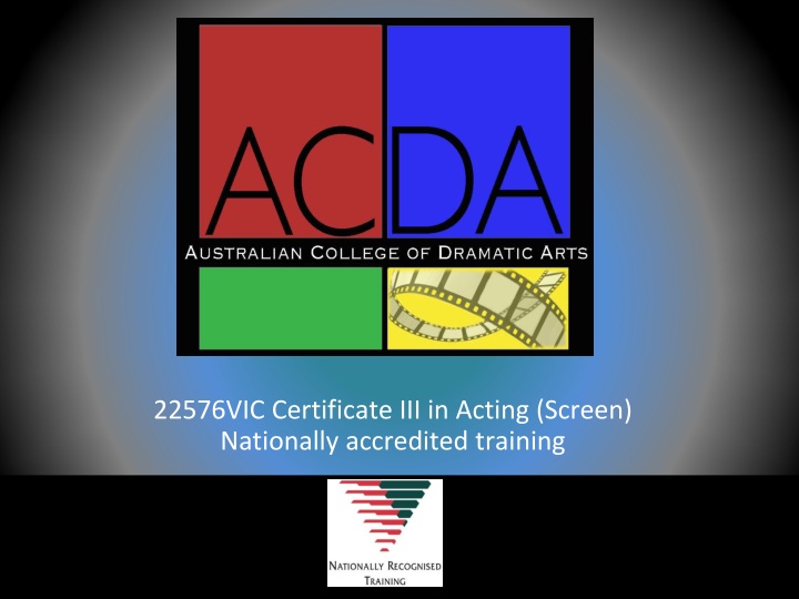 22576vic certificate iii in acting screen