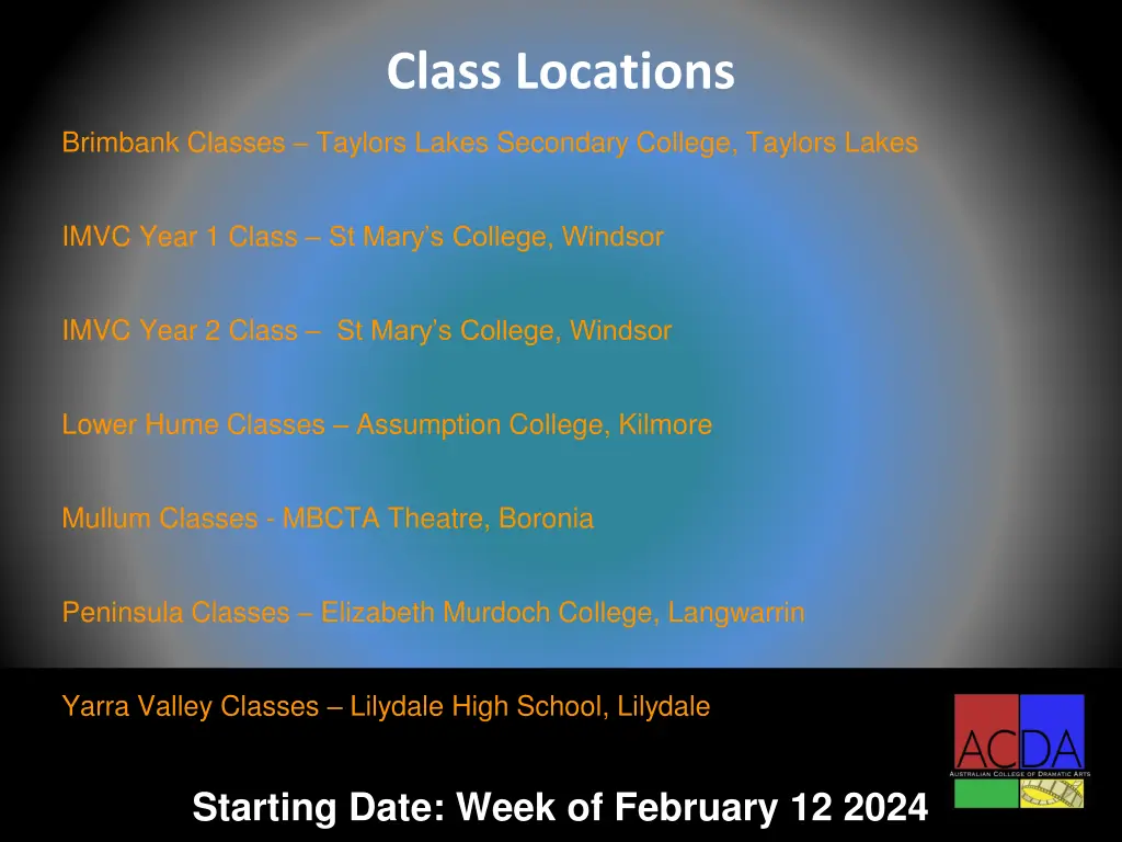 class locations