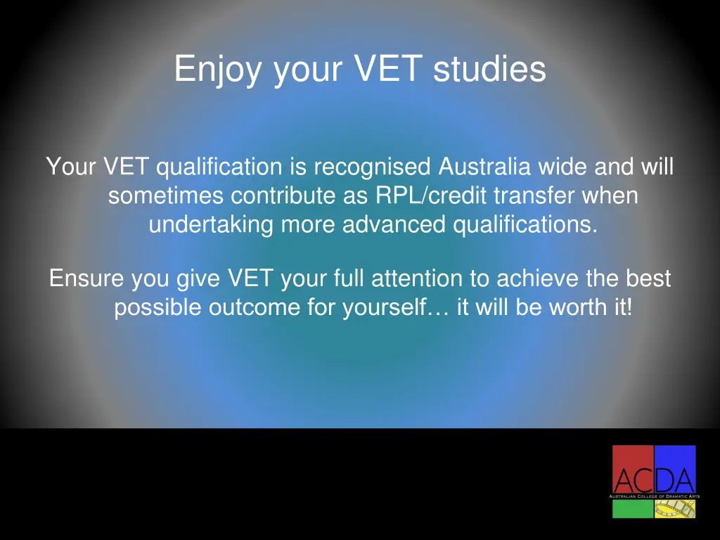 enjoy your vet studies