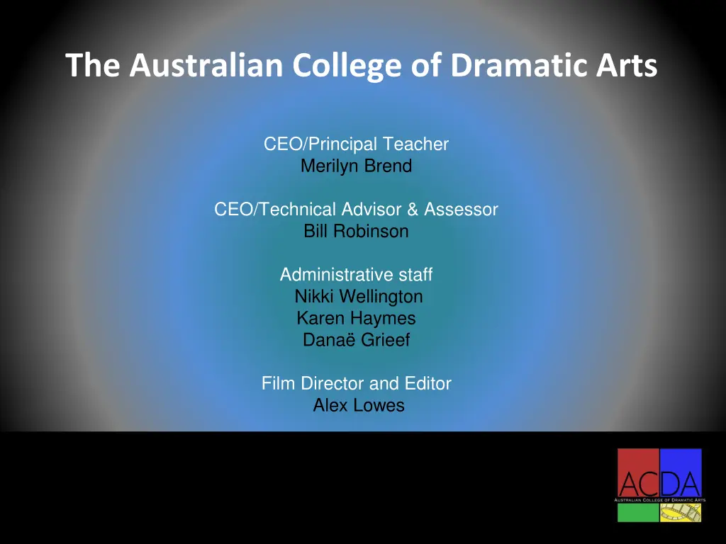 the australian college of dramatic arts