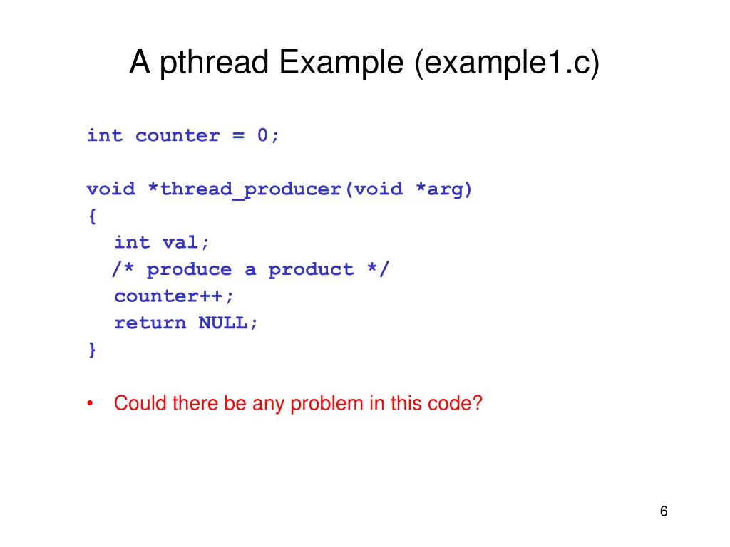 a pthread example example1 c