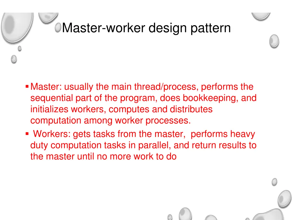 master worker design pattern 1