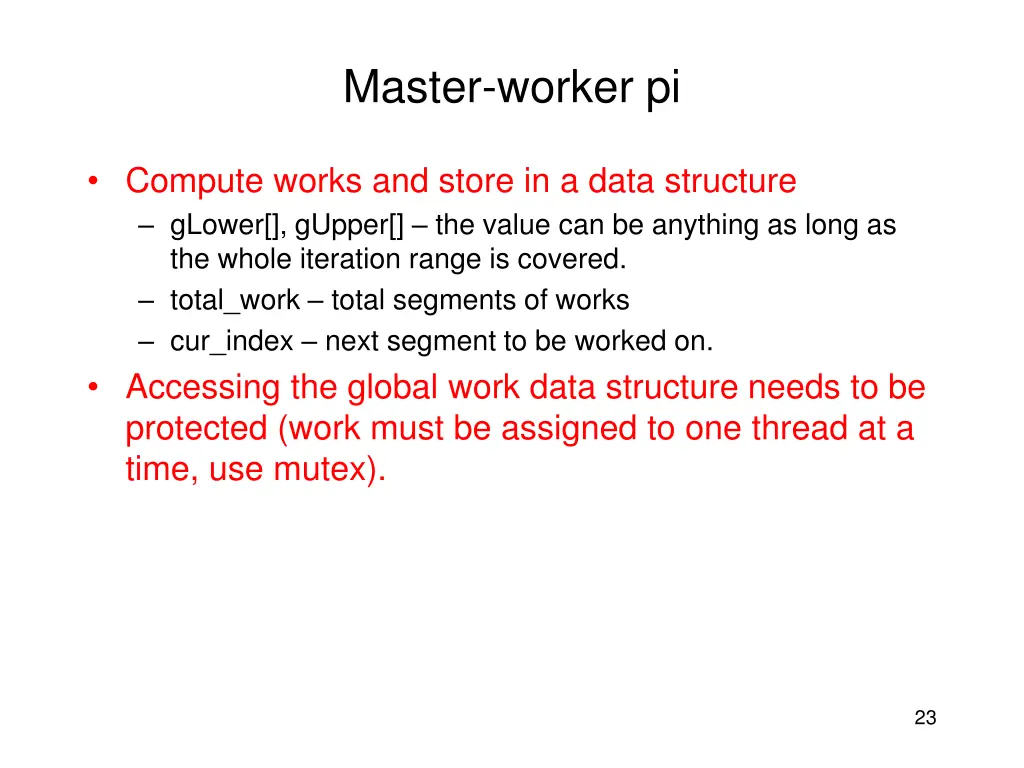 master worker pi 1