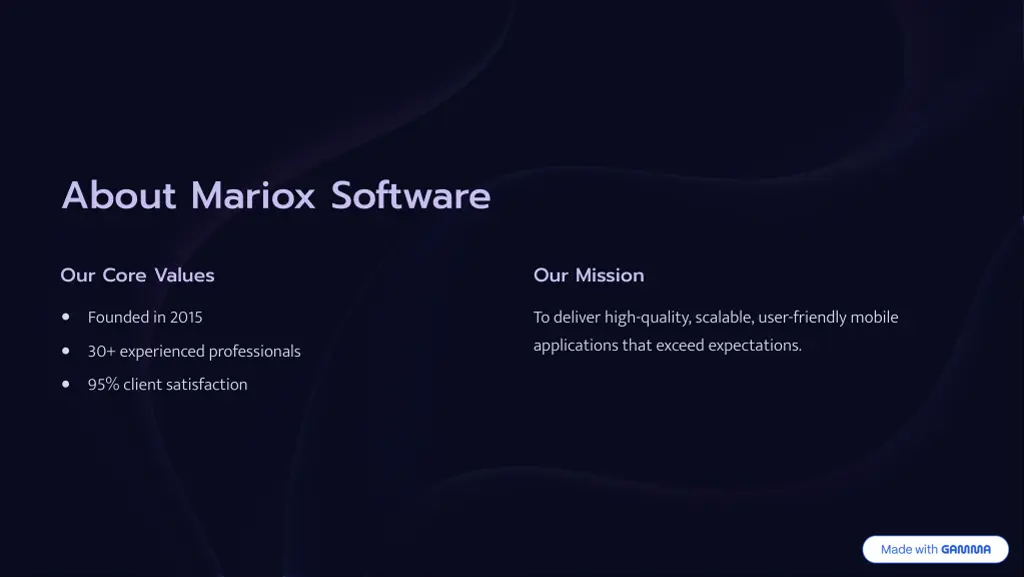 about mariox software