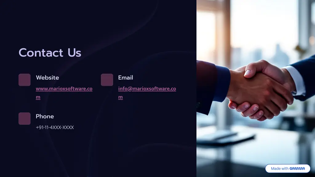 contact us