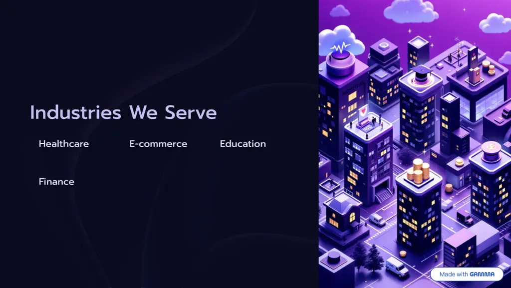 industries we serve