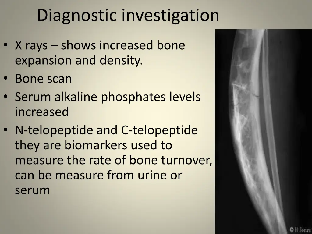 diagnostic investigation