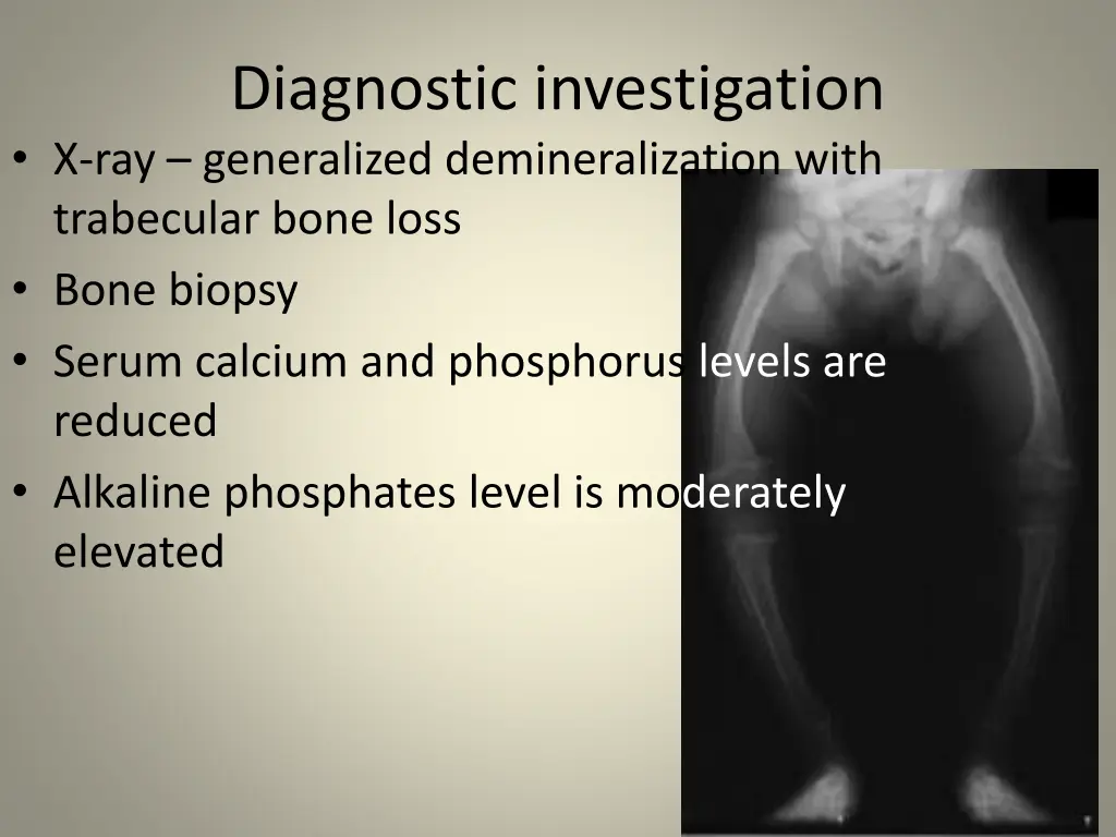 diagnostic investigation x ray generalized