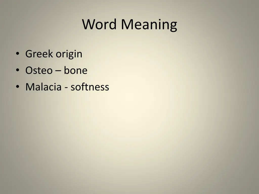 word meaning