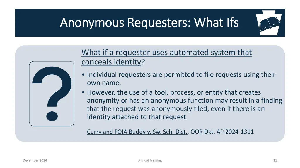 anonymous requesters what ifs anonymous
