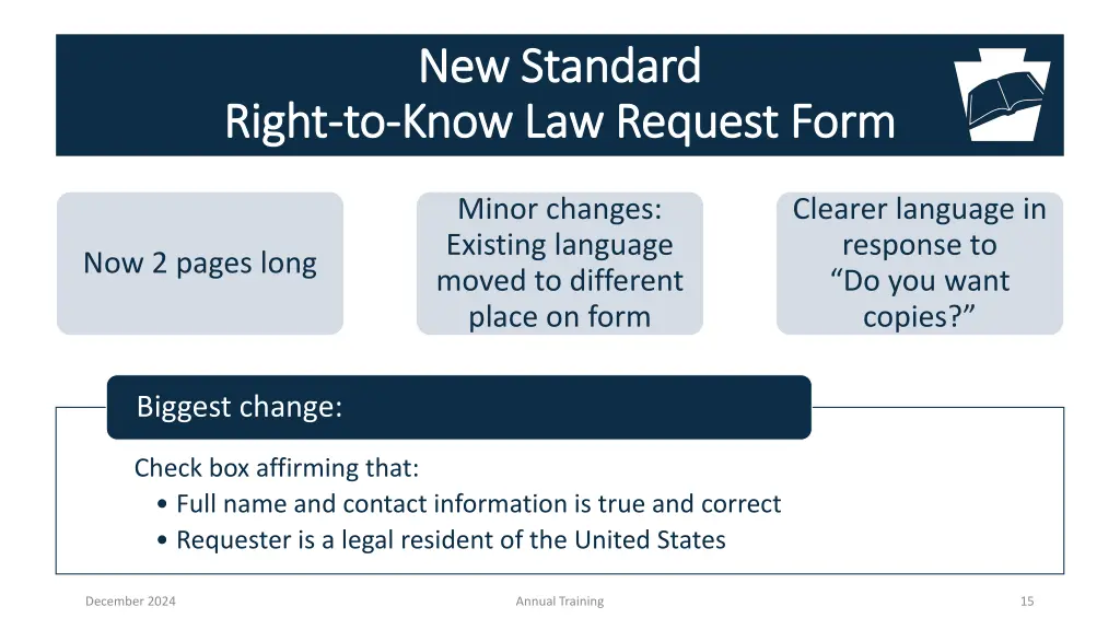 new standard new standard know law request form
