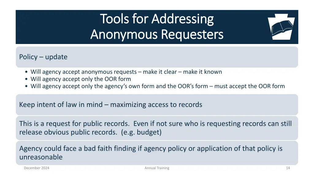 tools for addressing tools for addressing