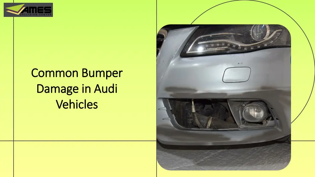 common bumper common bumper damage in audi damage