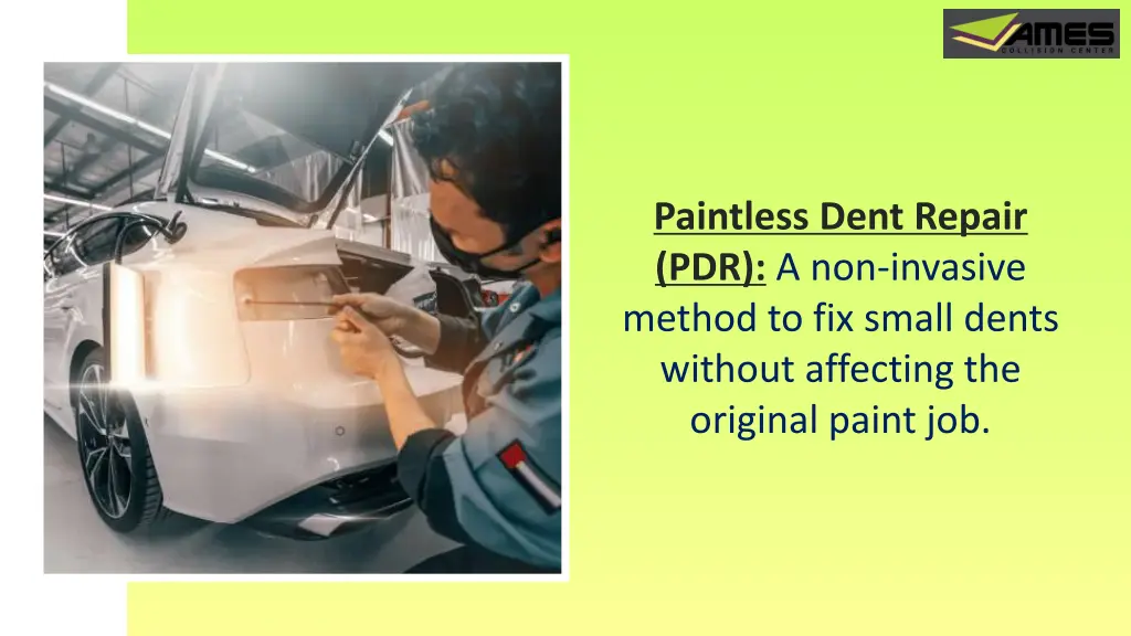paintless dent repair pdr a non invasive method