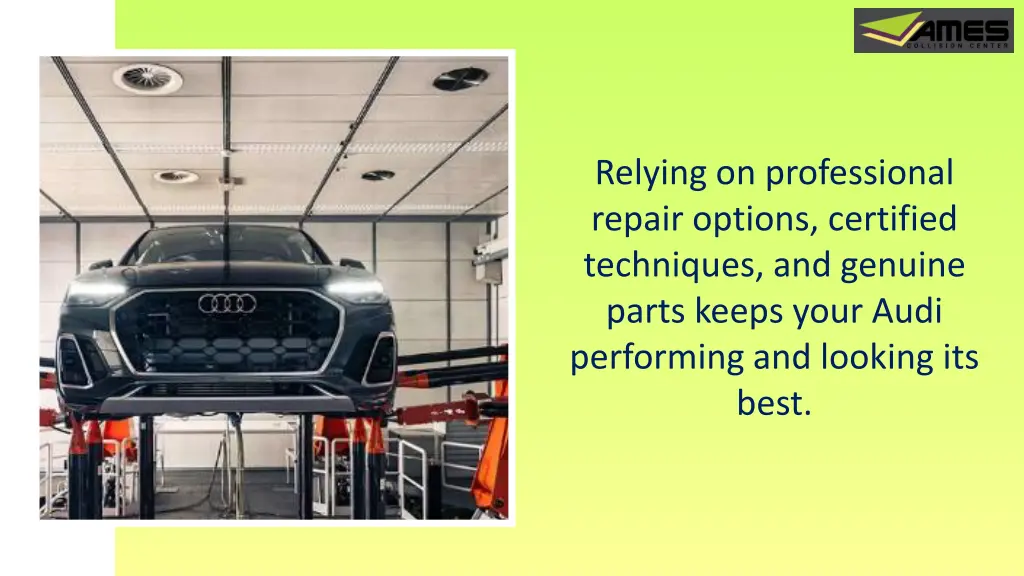relying on professional repair options certified