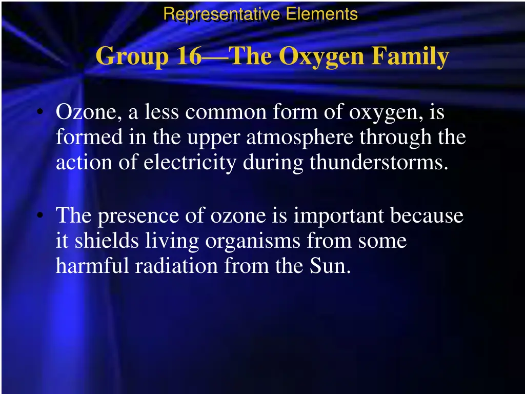 representative elements 1
