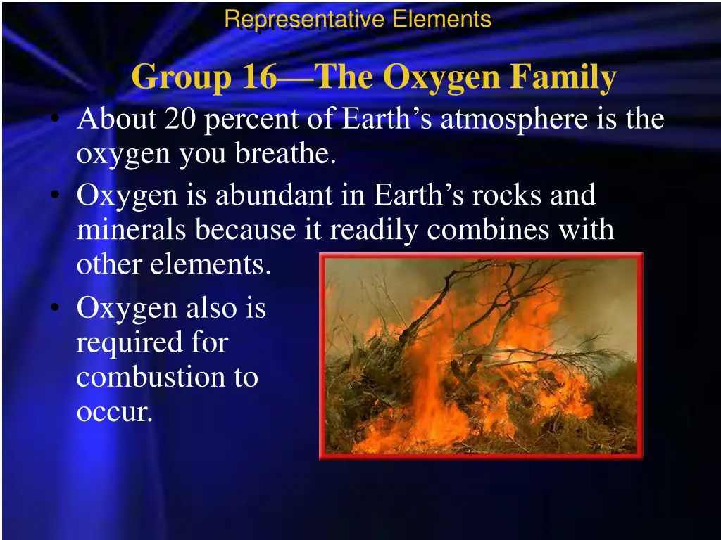 representative elements 5