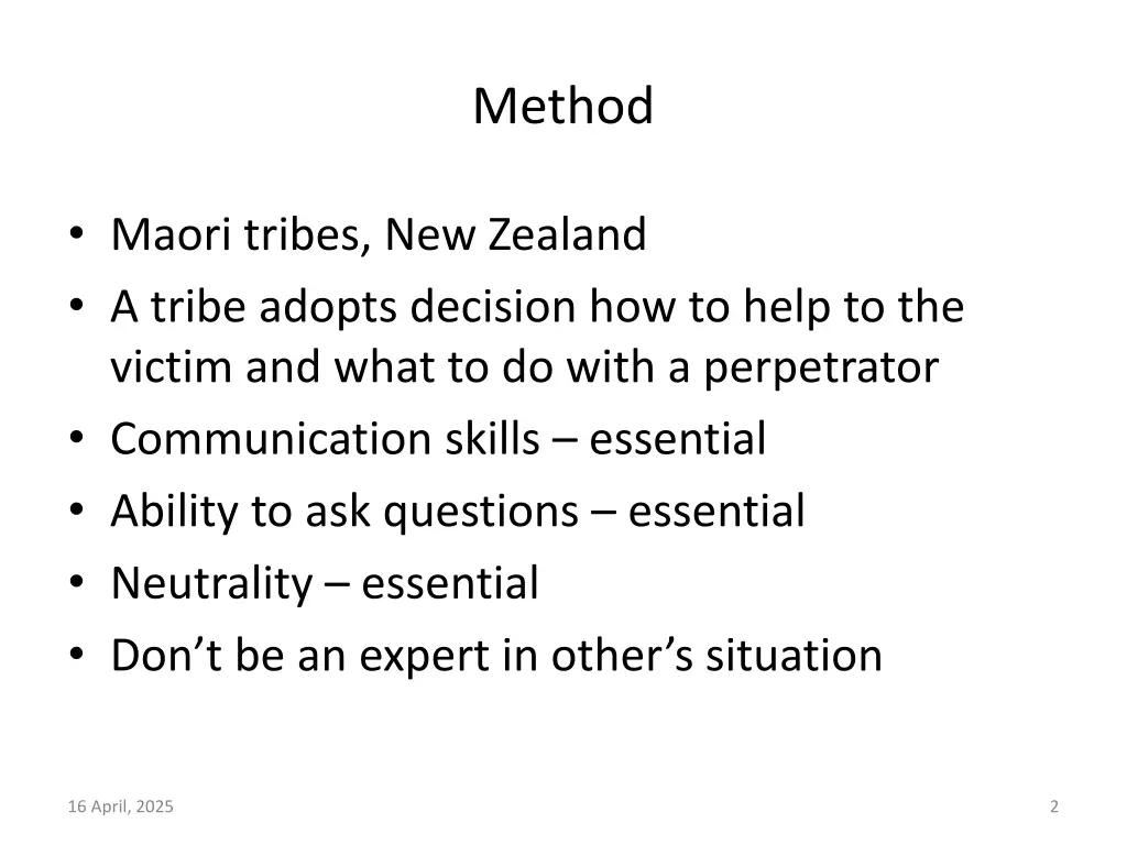 method