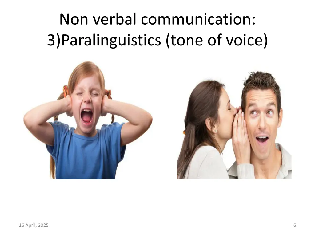 non verbal communication 3 paralinguistics tone