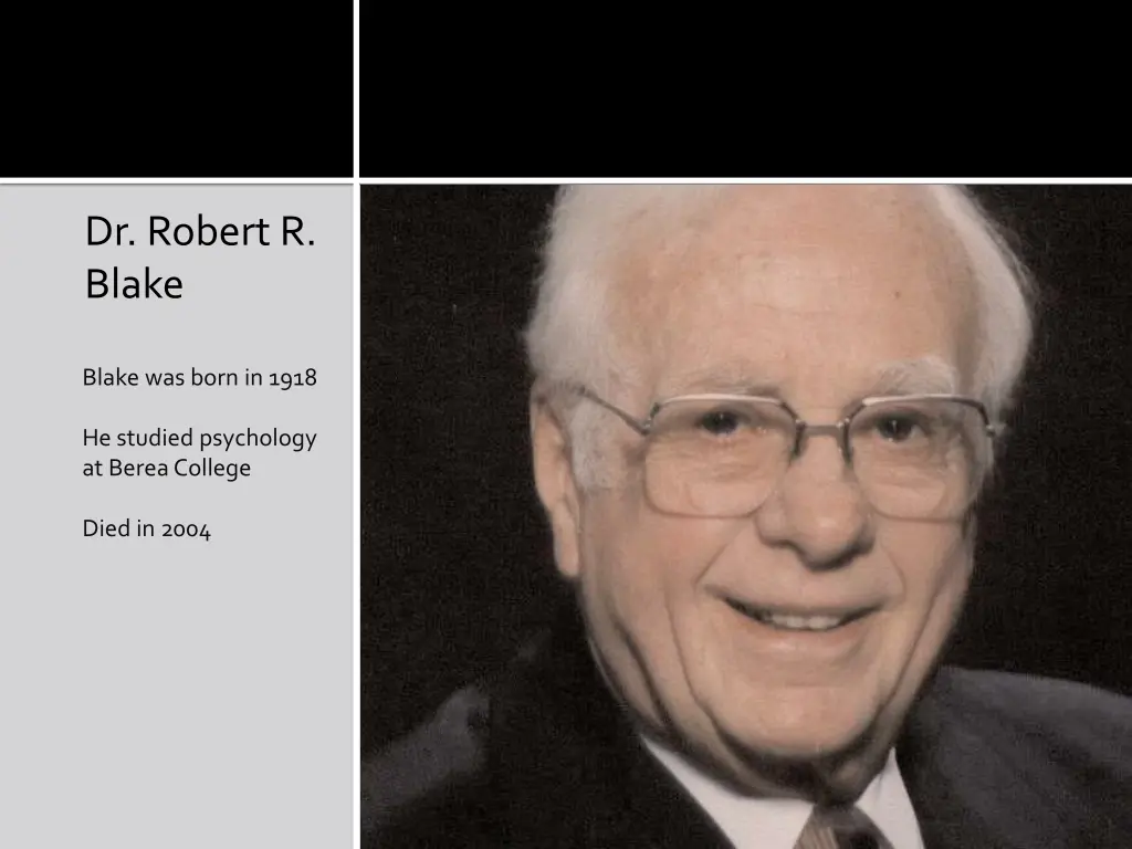 dr robert r blake