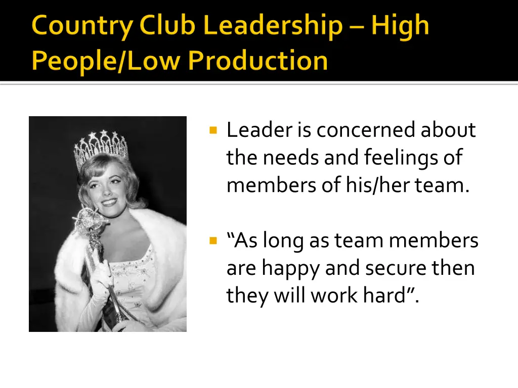 leader is concerned about the needs and feelings